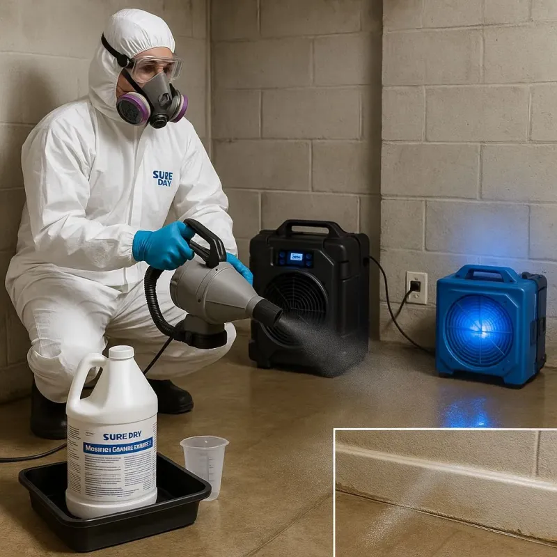 Sanitization and Odor Removal process in Eden Prairie, MN