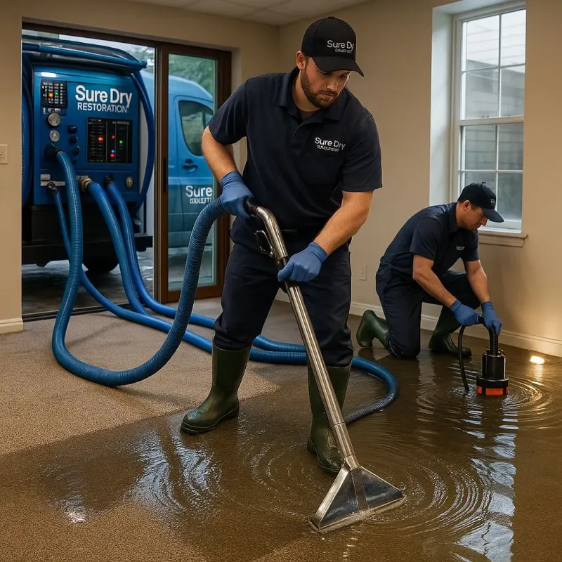 Water Extraction and Removal process in Eden Prairie, MN